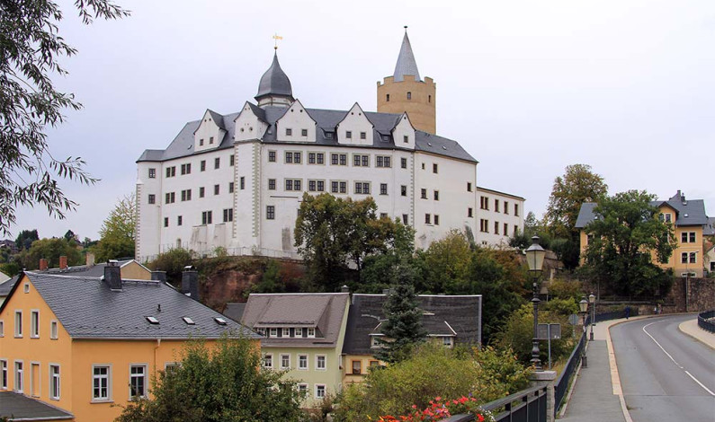 Mittelalterspektakel auf Schloss Wildeck in Sachsen