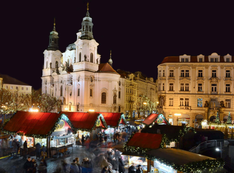 Weihnachtsmarkt Altstädter Ring in Prag Weihnachtsmarkt Altstädter Ring in Prag