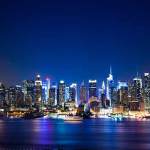 Das Lichtermeer von New York