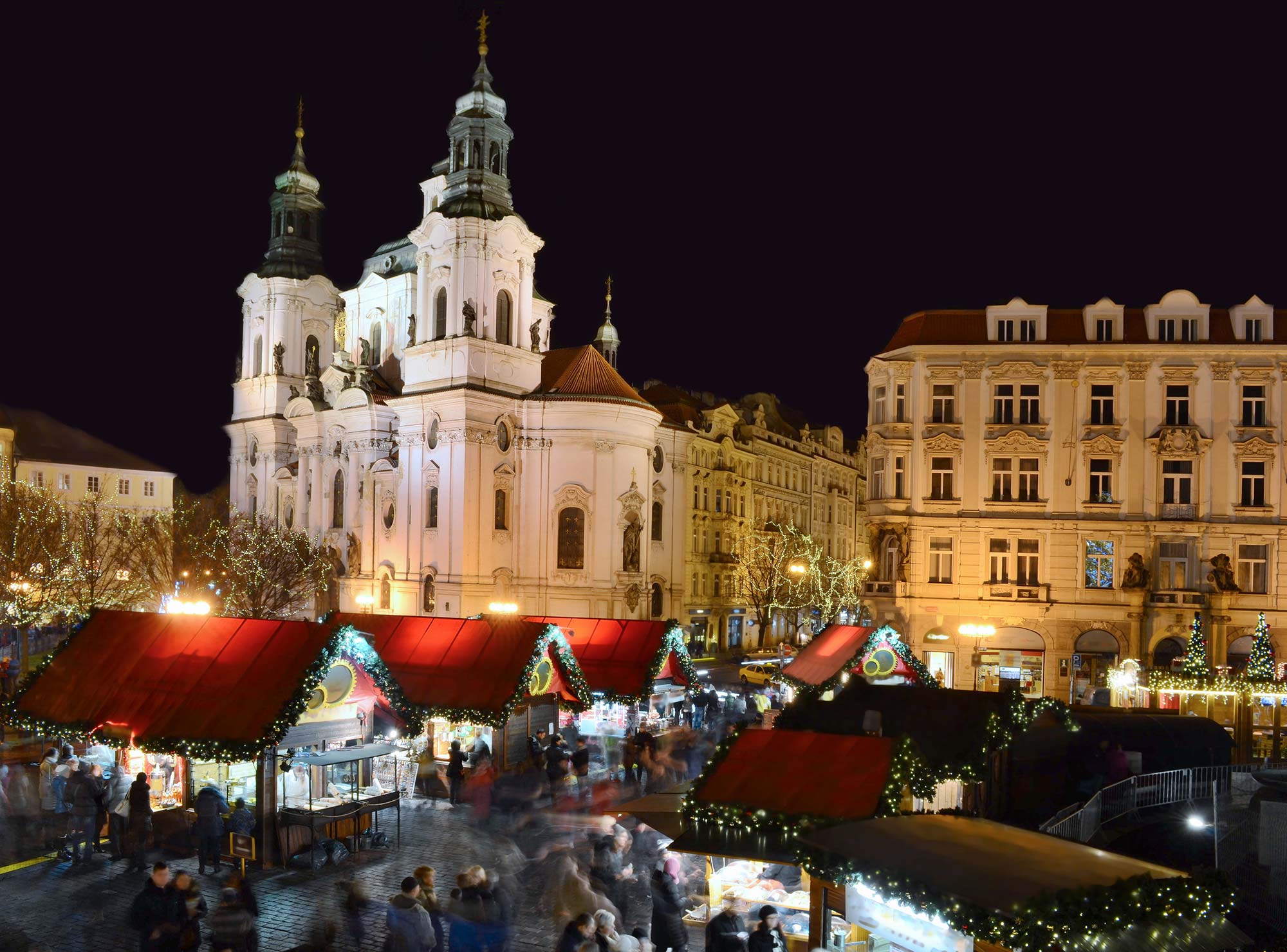 Weihnachtsmarkt Altstädter Ring in Prag Weihnachten in Tschechien
